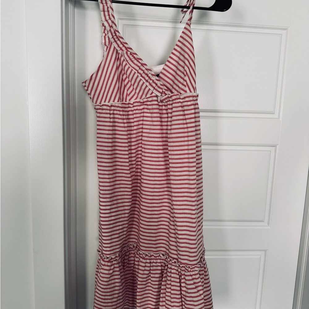 Striped Red and White Women's Dress